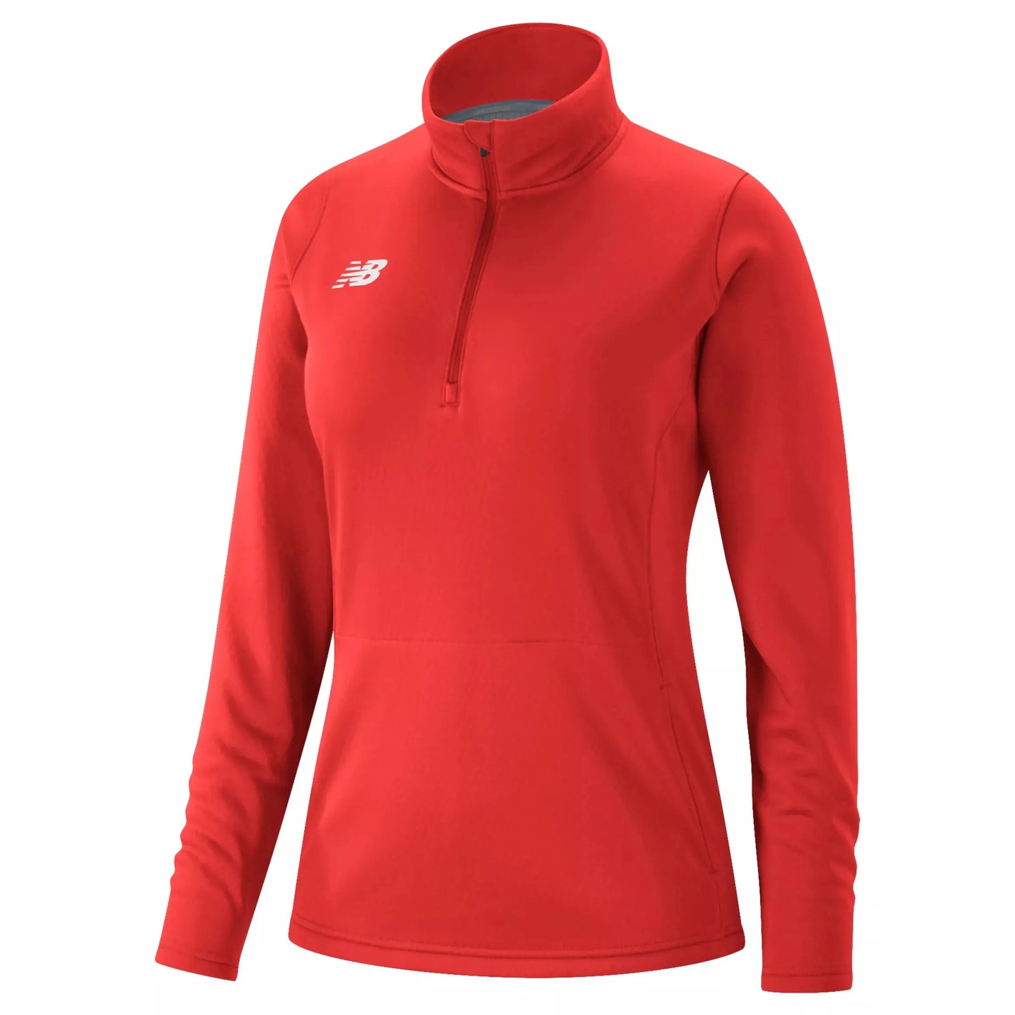 New Balance Women's Thermal Half Zip Team Red (Front)