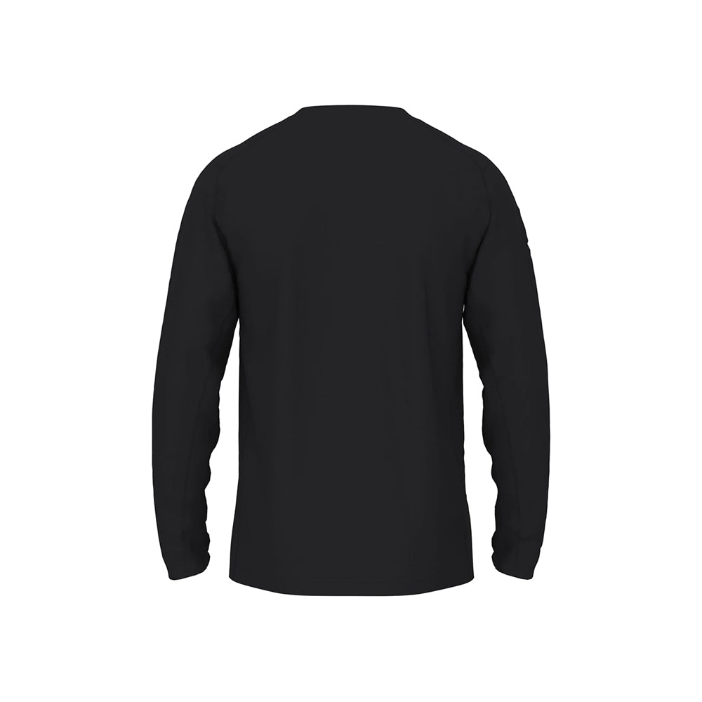 New Balance Men's Activate Long Sleeve Tech T-Shirt Team Black (Back)