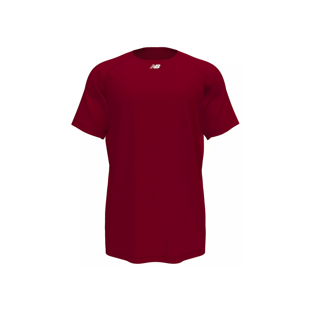 New Balance Men's Raglan Tee Mercury Red (Front)
