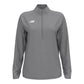 New Balance Women's Midfield Half Zip Gunmetal (Front)