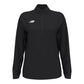 New Balance Women's Midfield Half Zip Team Black (Front)