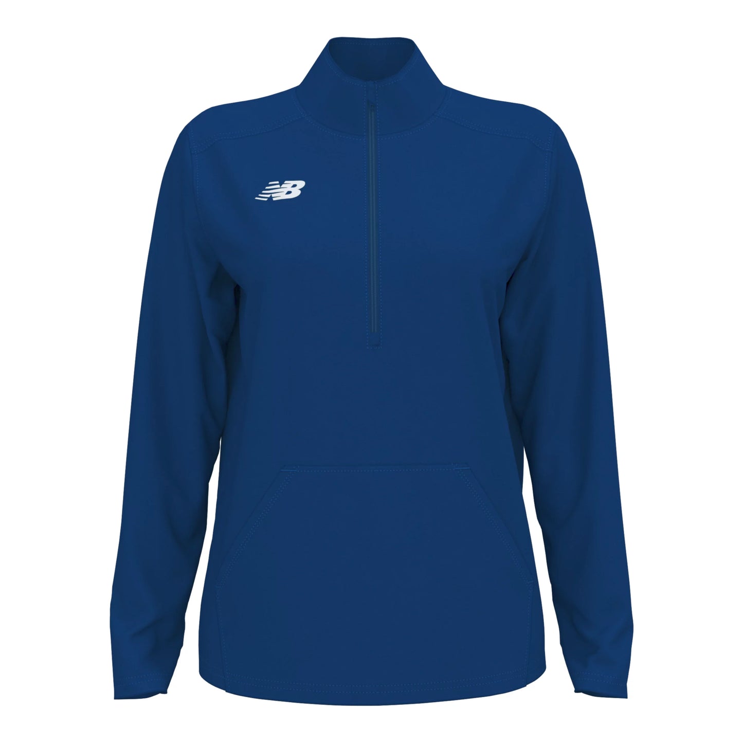 New Balance Women's Midfield Half Zip Team Royal (Front)