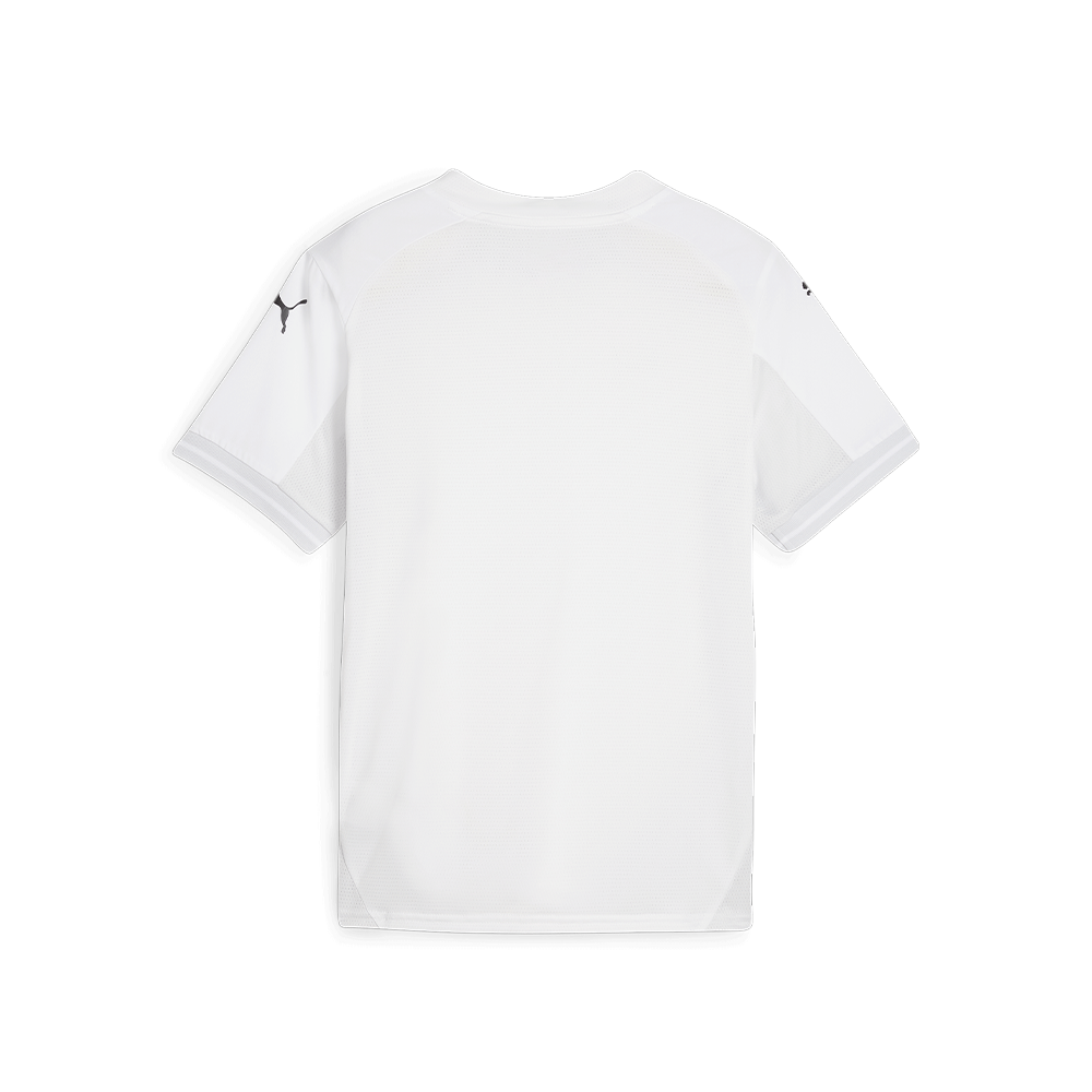 Puma Team Final Jersey Youth Puma White-Puma Black-Feather Gray (Front)