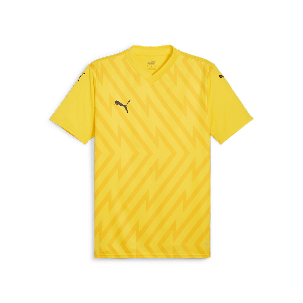 Puma YOUTH Team Goal 26 Jersey-Faster Yellow-Puma Black-Yellow Sizzle (Front)