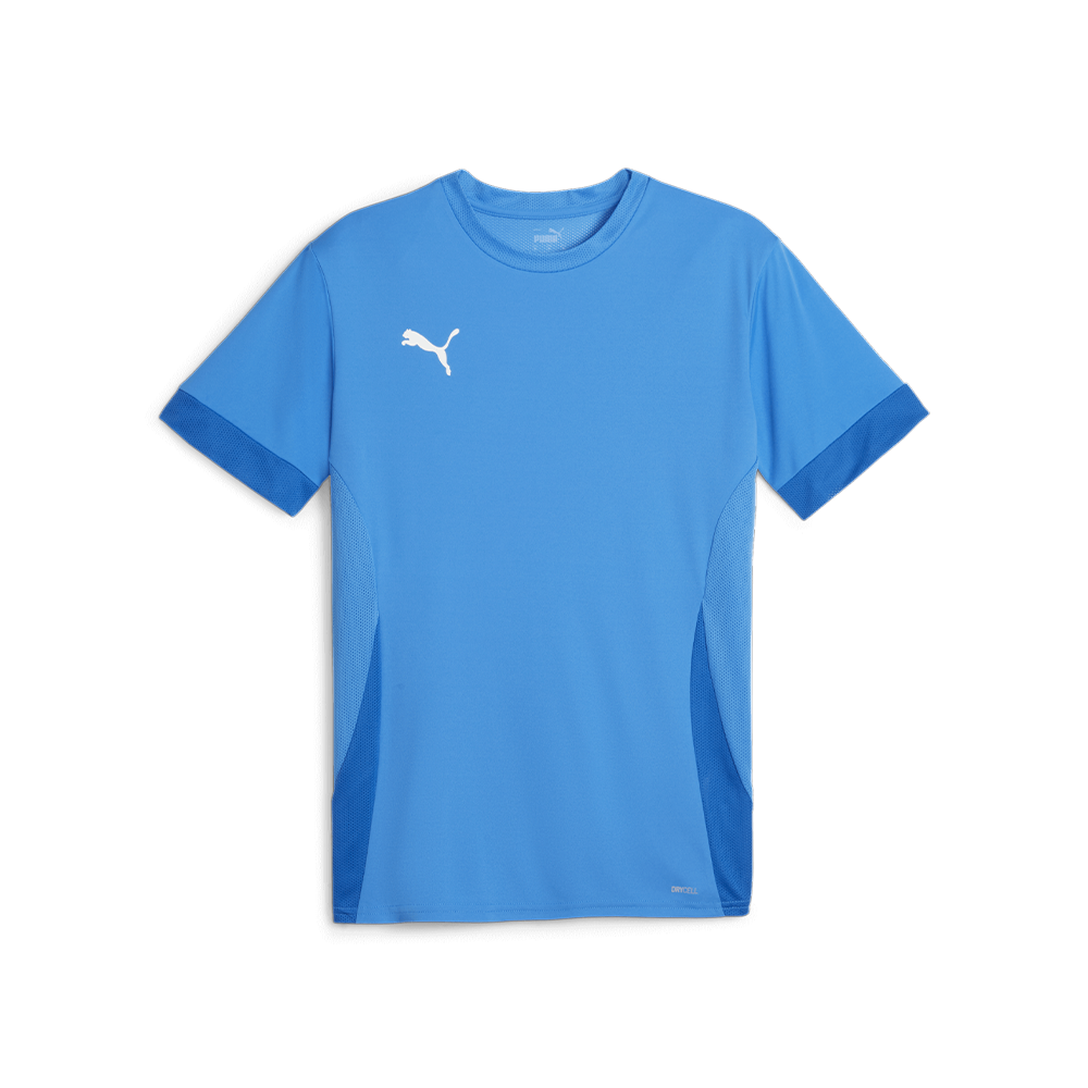 Puma YOUTH Team Goal Matchday Jersey Lemondae-Puma White-Puma-Team Royal (Front)