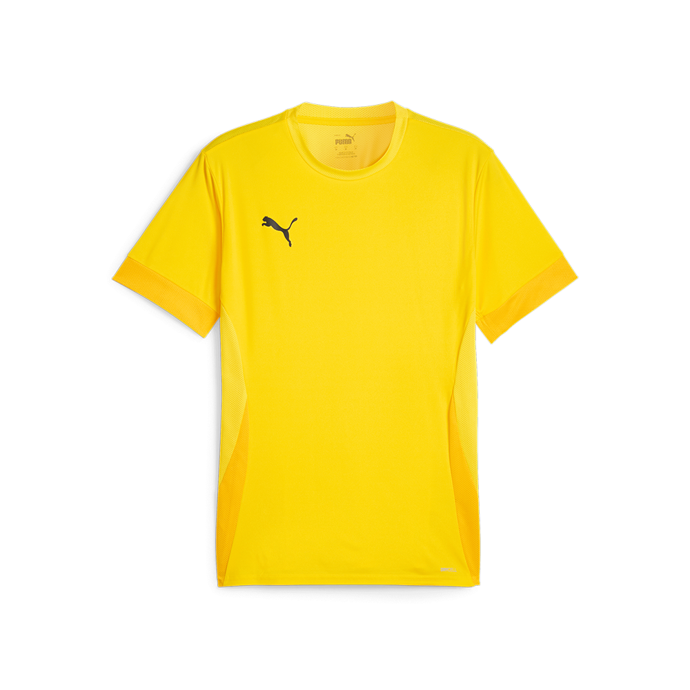Puma YOUTH Team Goal Matchday Jersey-Faster Yellow-Puma Black-Sport Yellow (Front)
