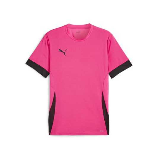 Puma YOUTH Team Goal Matchday Jersey-Fluro Pink-Puma Black (Front)
