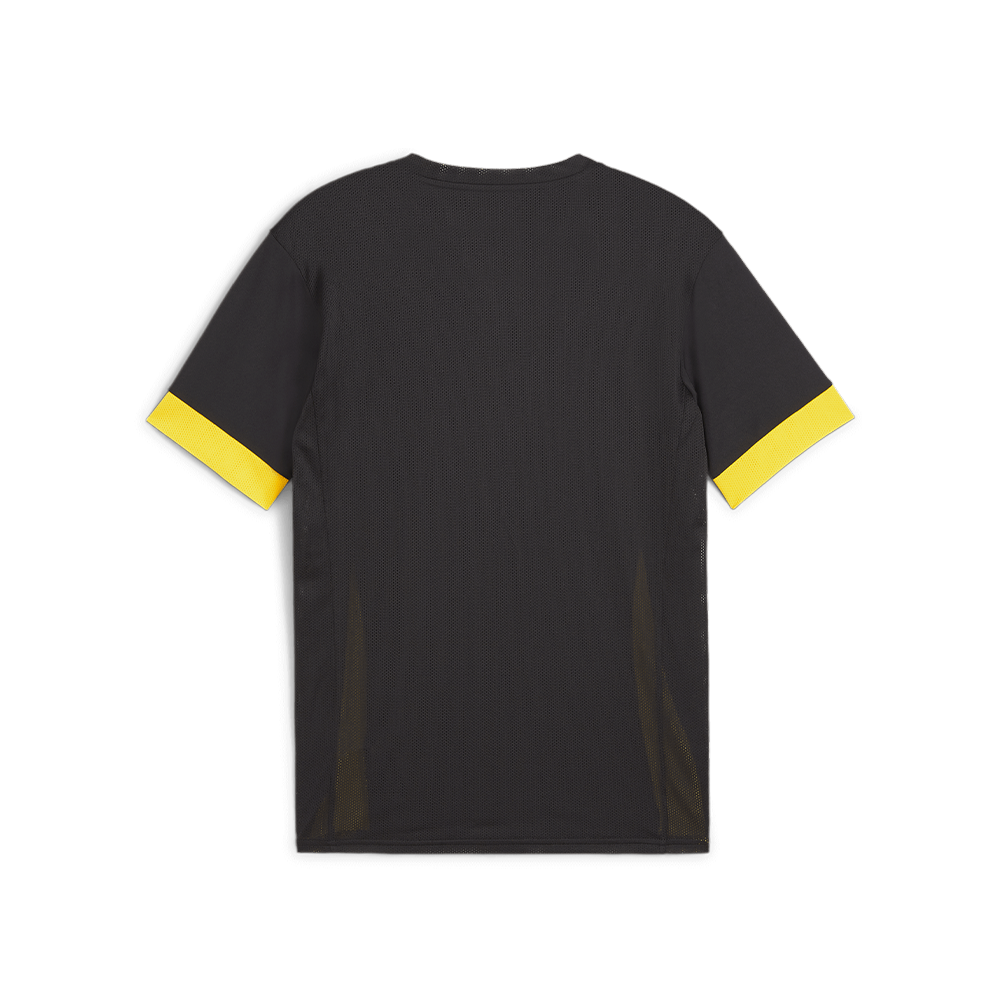 Puma Team Goal Matchday Jersey-Puma Black-Puma White-Faster Yellow (Back)