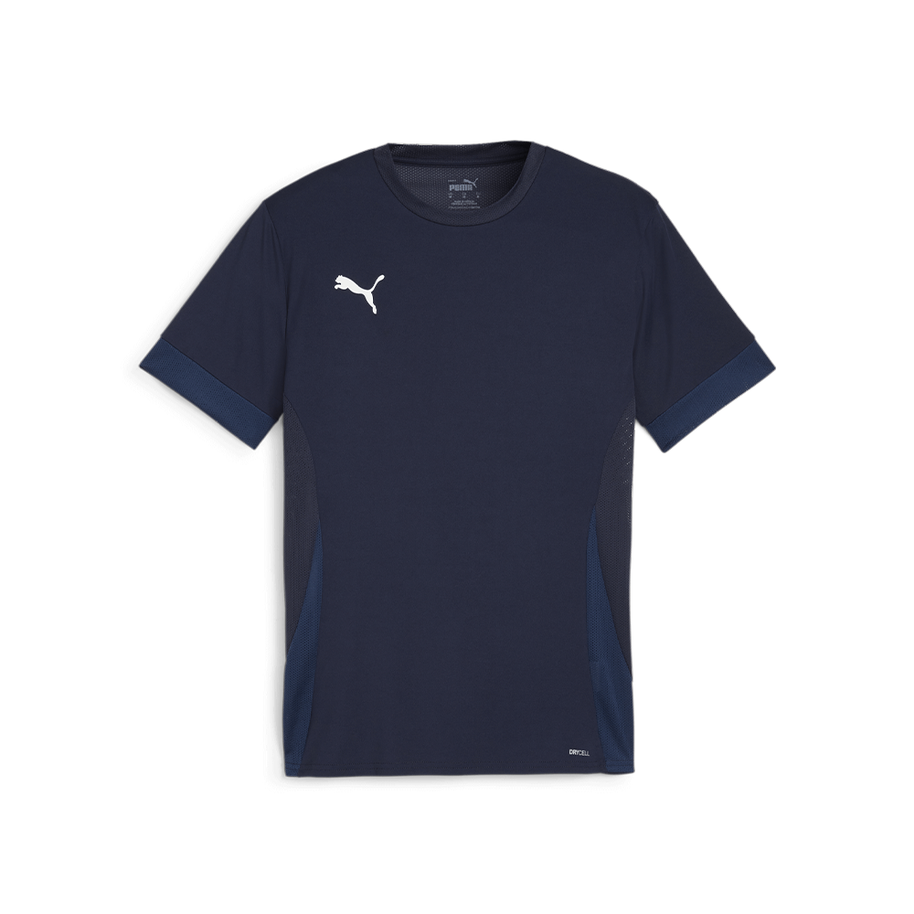 Puma YOUTH Team Goal Matchday Jersey-Puma Navy-Puma White-Persian Blue (Front)