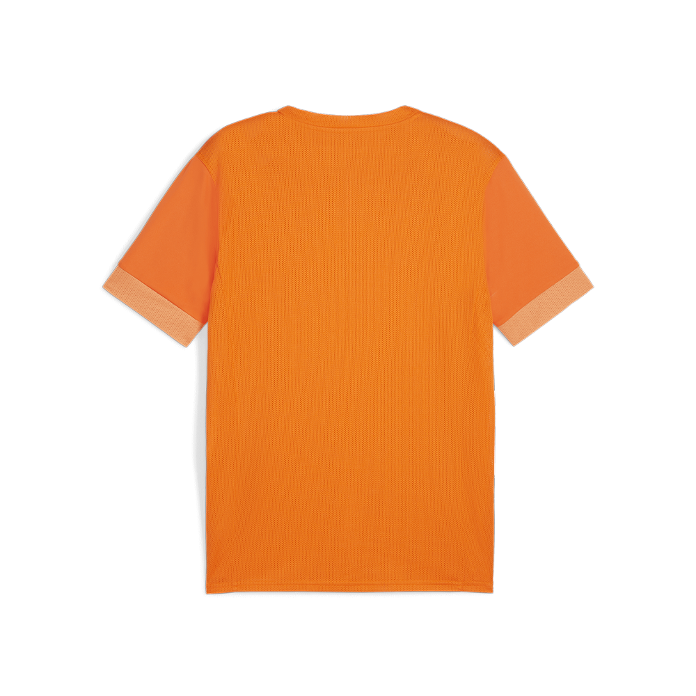 Puma YOUTH Team Goal Matchday Jersey-Rickie Orange-Puma White-Bright Melon (Front)