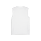 Puma Team Goal Sleeveless Jersey-Puma White-Puma Black-Feather Gray (Back)