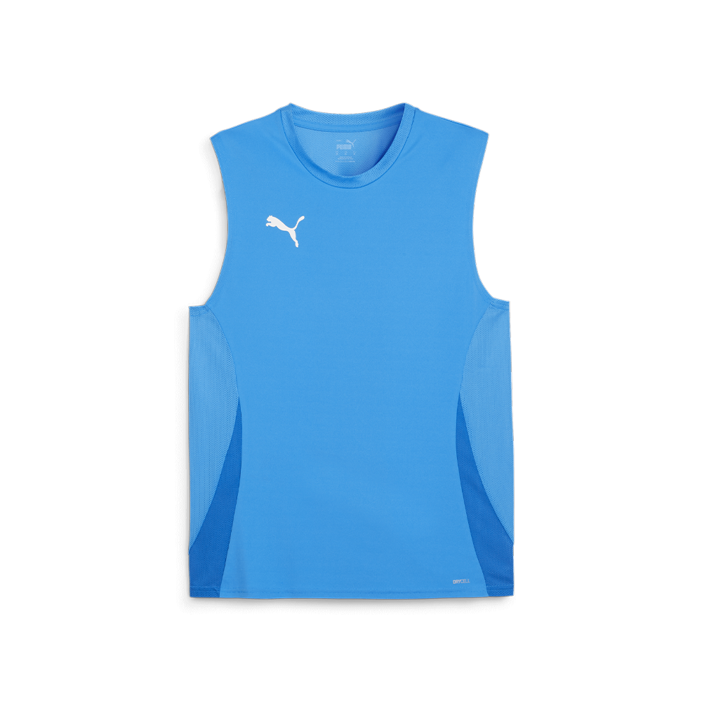 Puma Team Goal Sleeveless Jersey Puma Red-Electric Blue-Lemondae-Puma White-Puma Team Royal (Front)