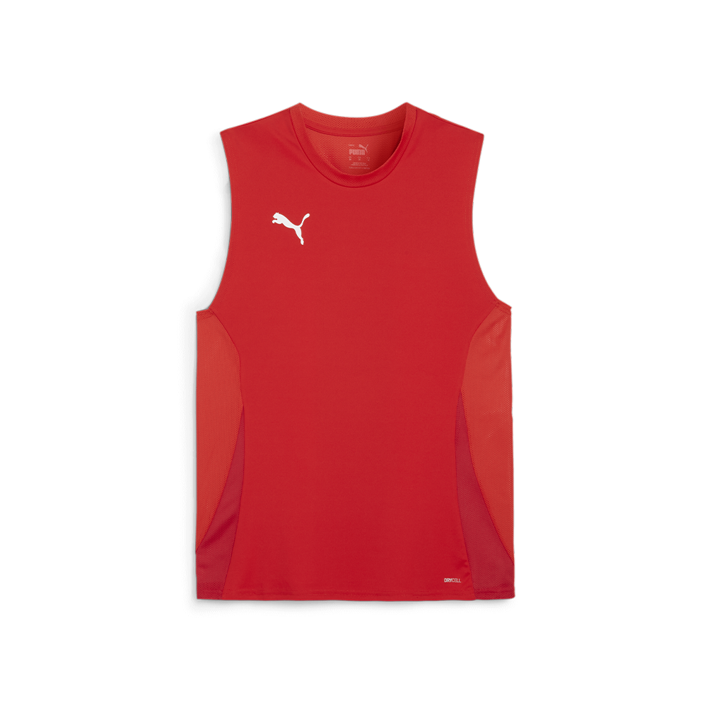 Puma Team Goal Sleeveless Jersey Puma Red-Puma White-Fast Red (Front)