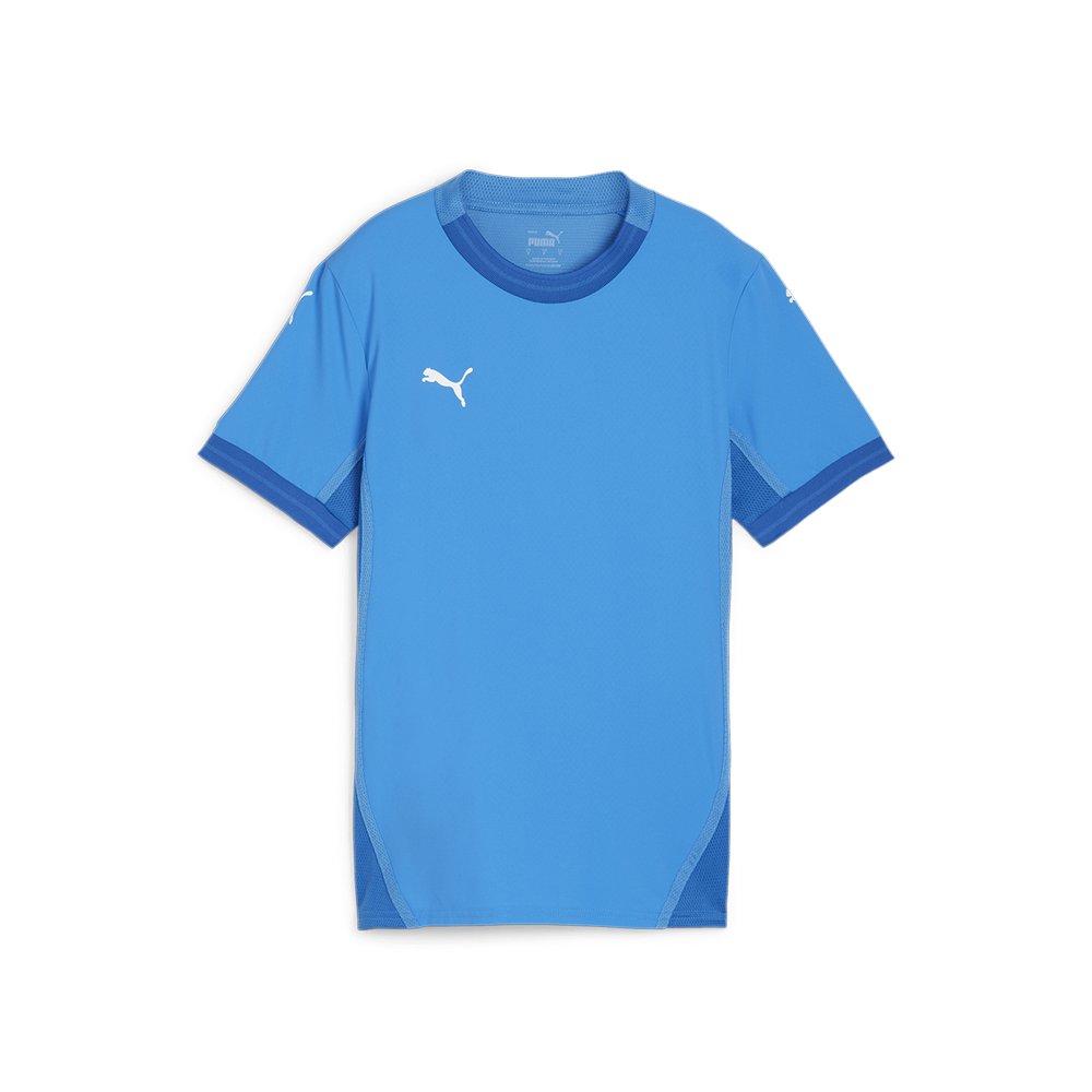 Puma Women's Team Final Jersey-Puma Navy-Puma White-Persian Blue (Front)