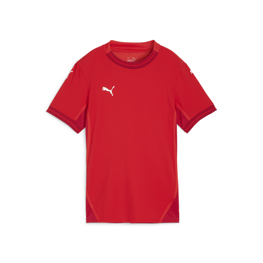 Puma Women's Team Final Jersey- Puma Red-Puma White-Fast Red (Front)