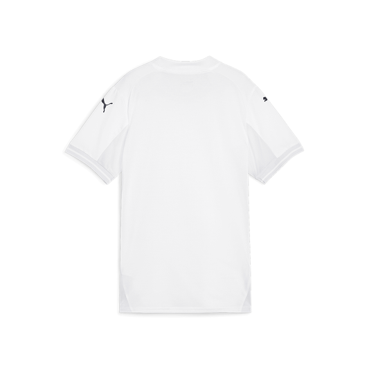 Puma Women's Team Final Jersey-Puma White-Puma Black-Feather Gray (Back)