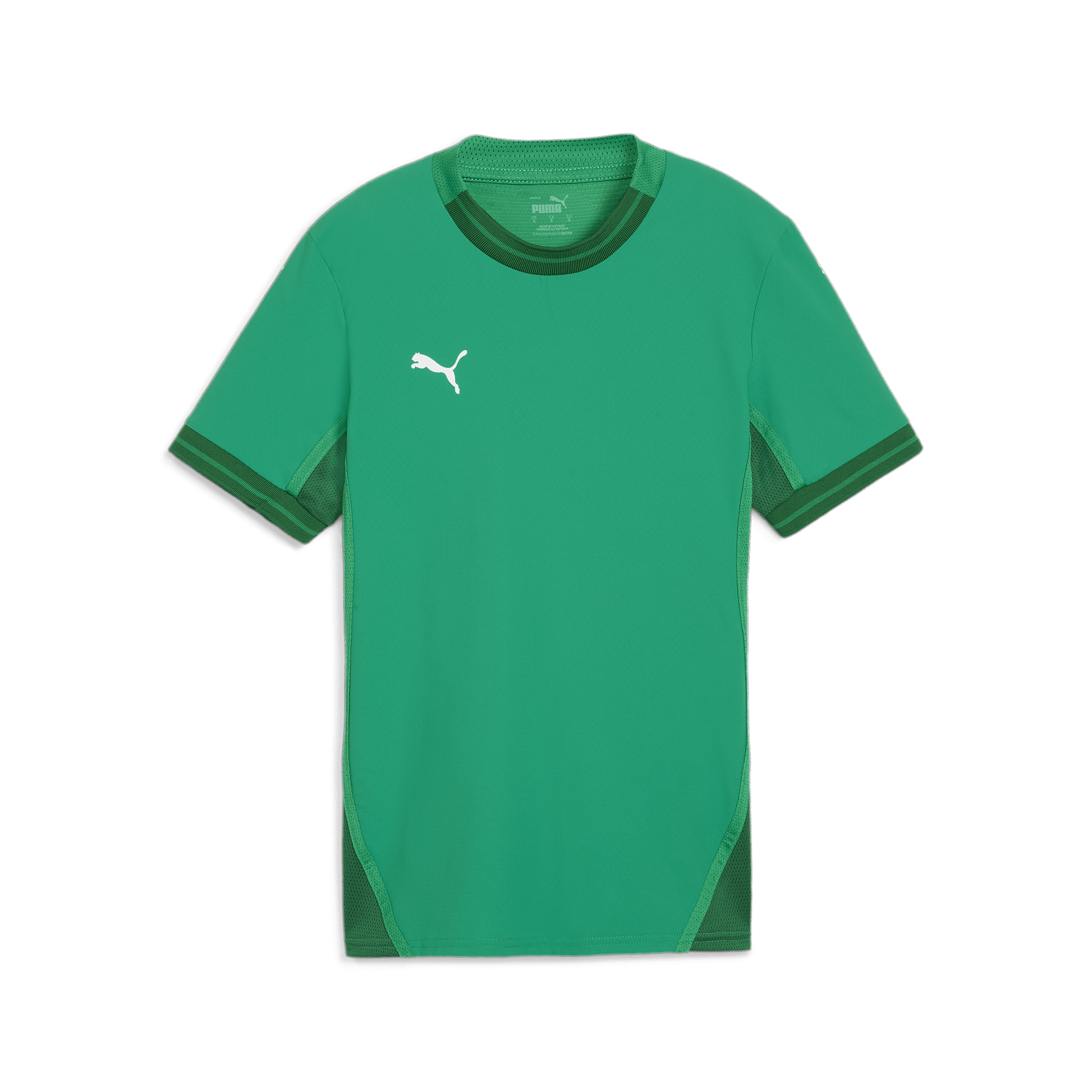 Puma Women's Team Final Jersey-Sport Green-Puma White-Power Green (Front)