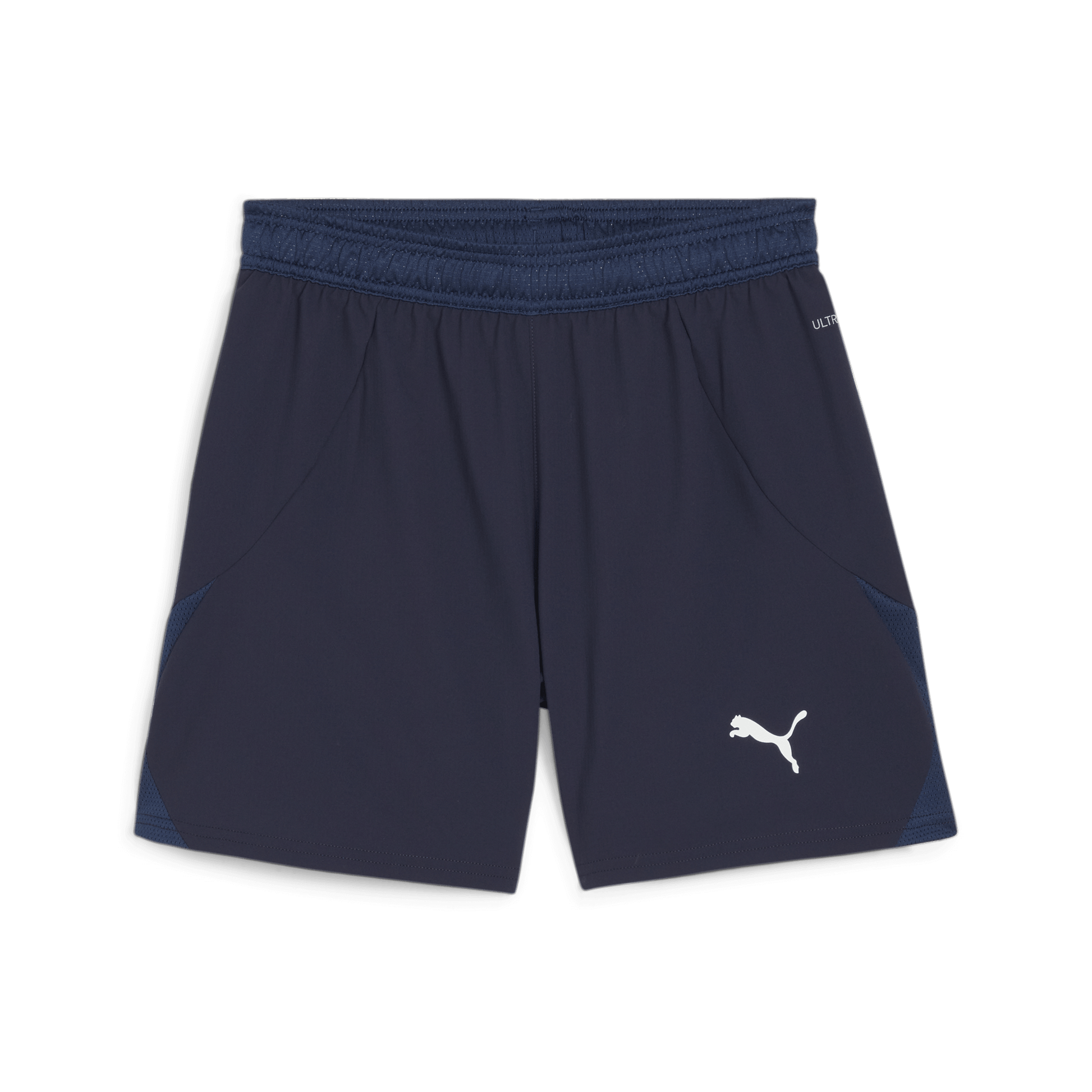 Puma YOUTH Team Final Shorts-Puma Navy-Puma White-Persian Blue