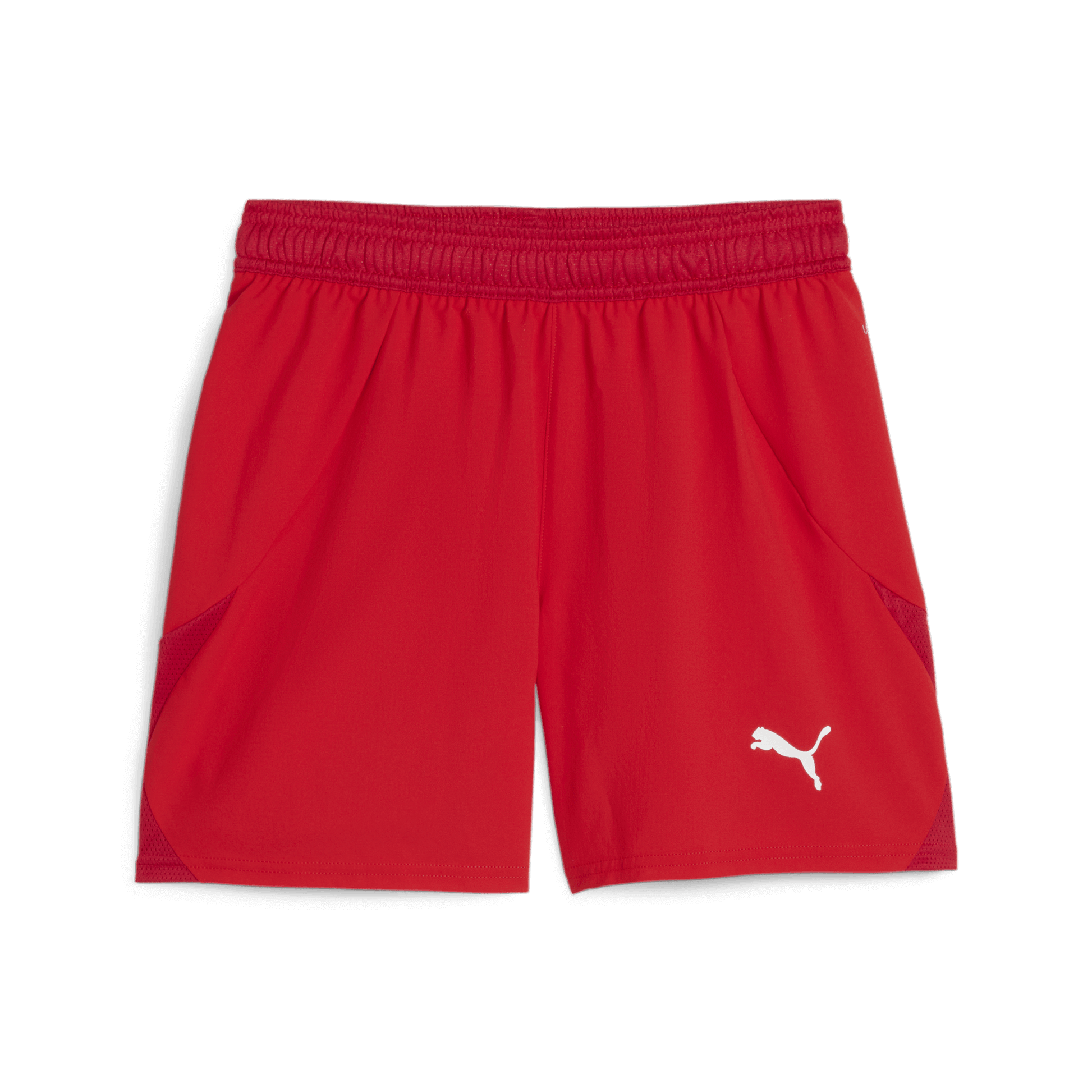 Puma YOUTH Team Final Shorts-Puma Red-Puma White-Fast Red