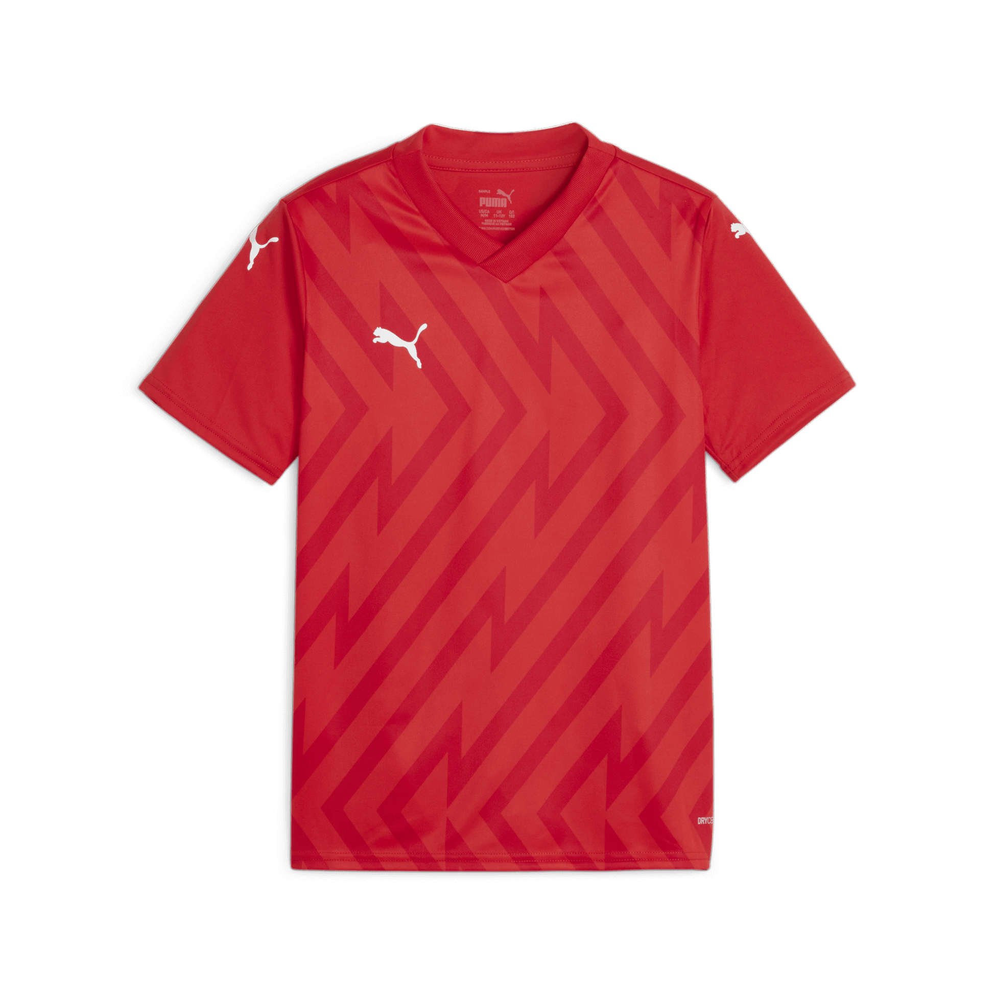 Puma YOUTH Team Glory 26 Jersey- Puma Red-Puma White-Strong Red (Front)
