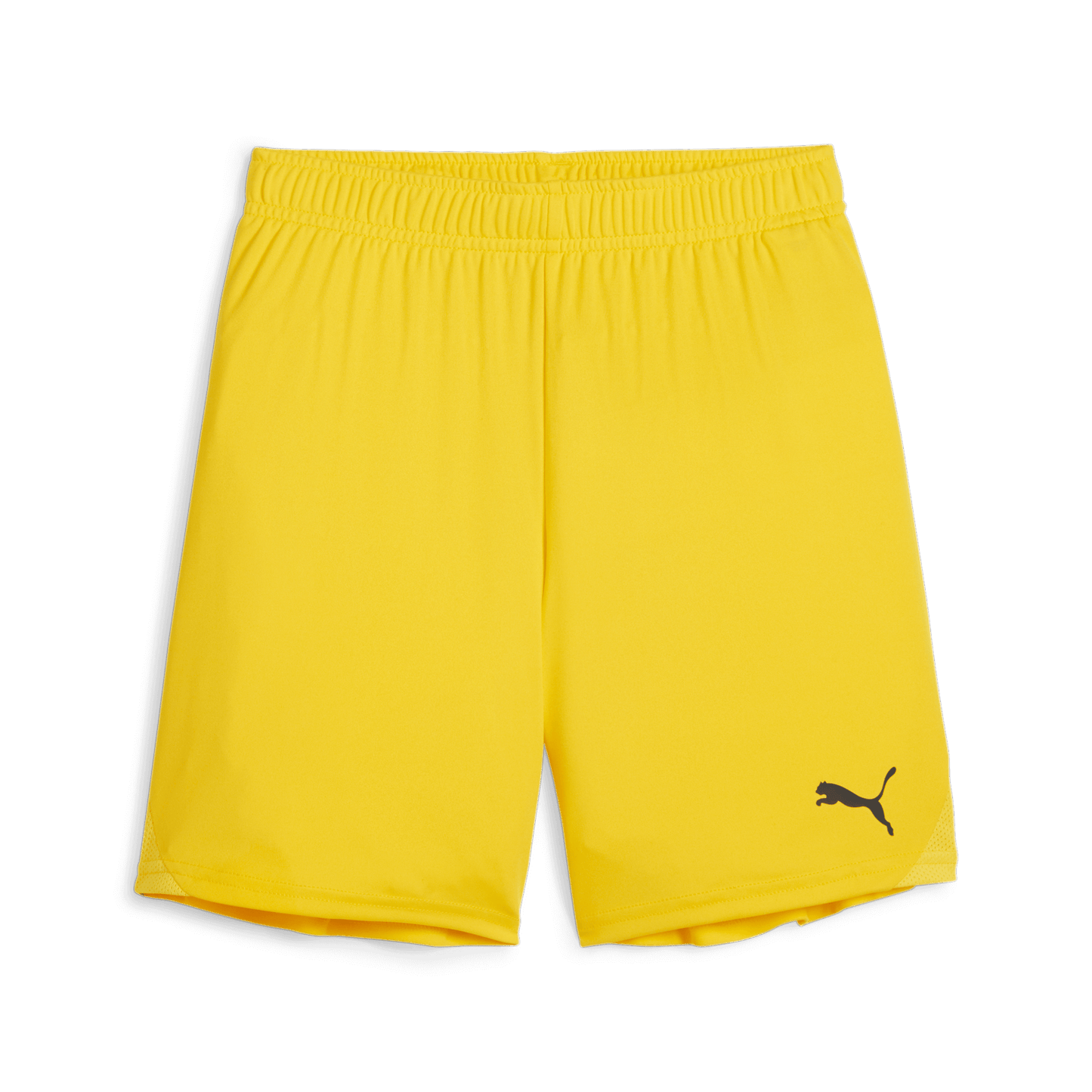 Puma YOUTH Team Goal Shorts-Faster Yellow-Puma Black 