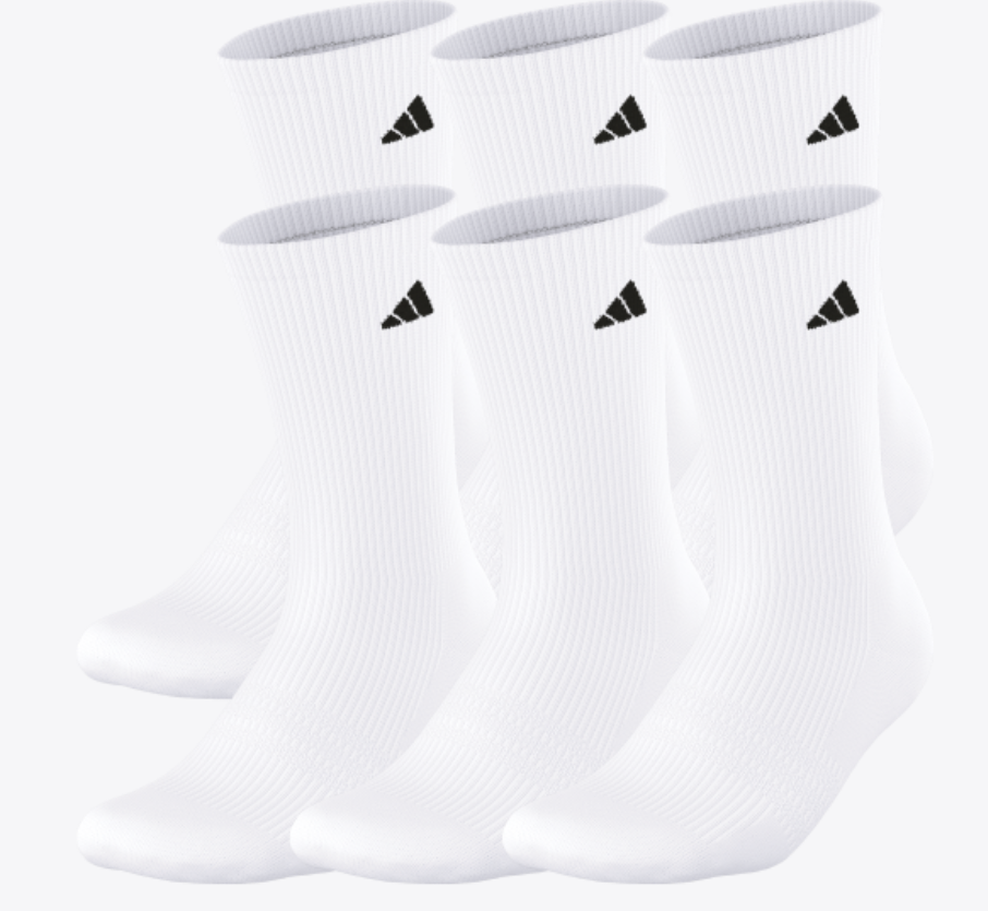 adidas Men's Superlite 3.0 6-Pack Crew