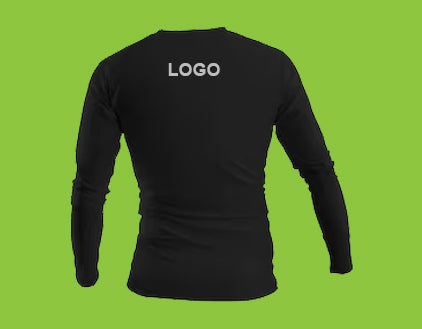 Black Shirt with Logo postion