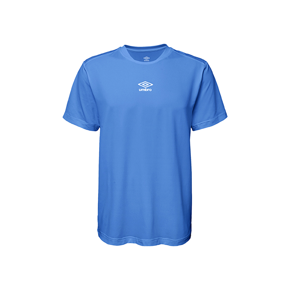 Umbro UX Center SS Training Tee - Light Blue/White