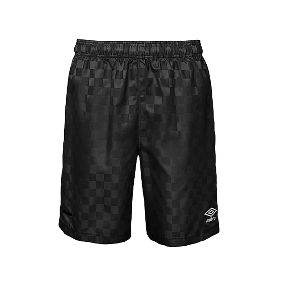 Umbro Checkered Shorts-Black