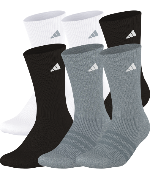 adidas Women's Superlite 3.0 6-Pack Crew Socks