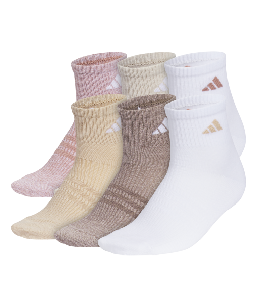 adidas Women's Superlite 3.0 6-Pack Quarter Socks