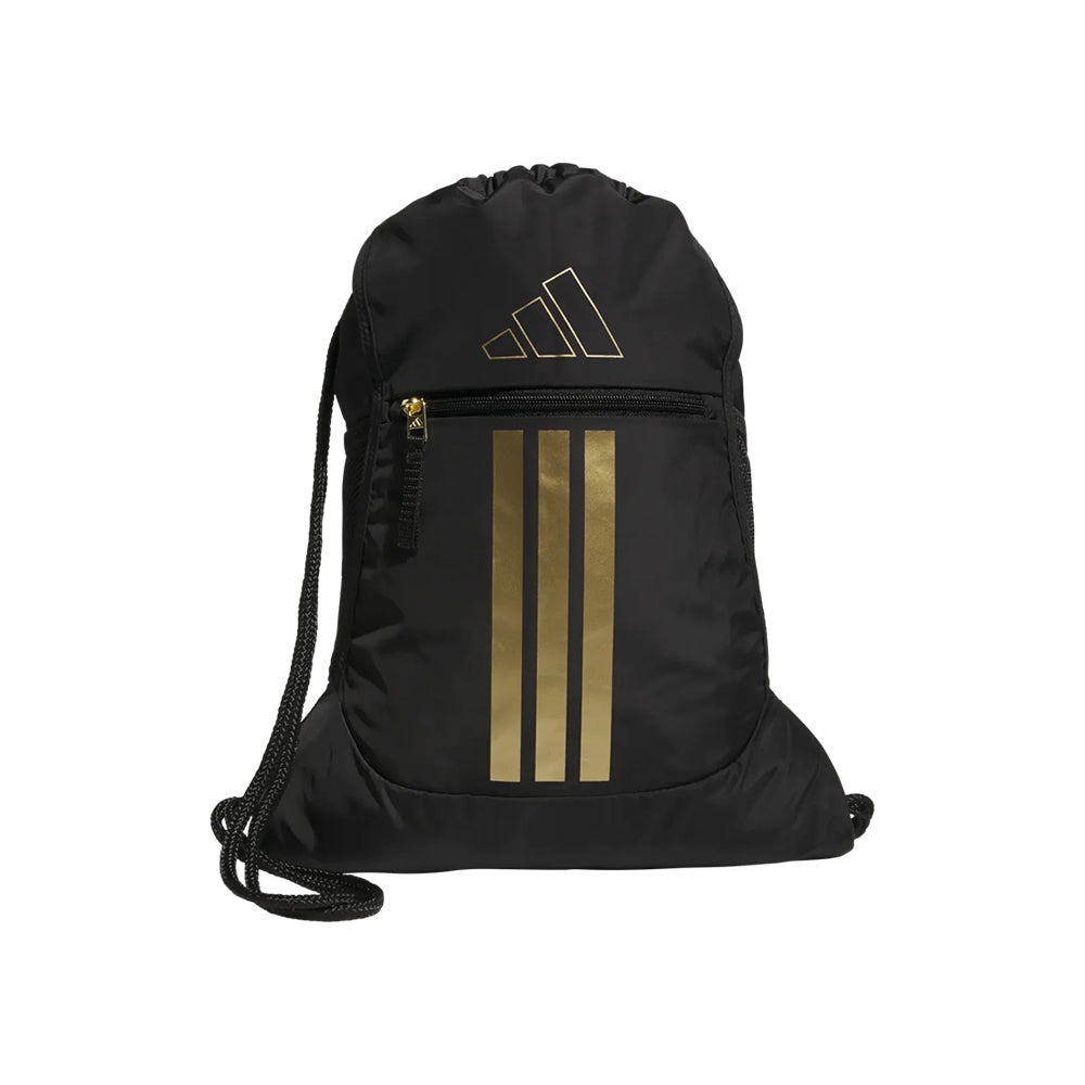 adidas backpack black and gold adidas Alliance 3 Sackpack Black-Gold