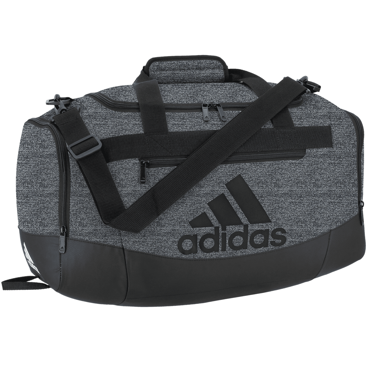 adidas Defender IV Small Duffel Grey-Black (Front)