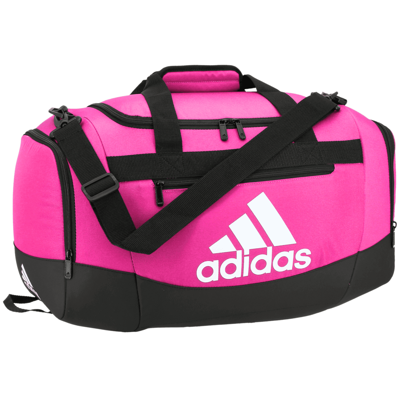 adidas Defender IV Small Duffel Pink-White (Front)