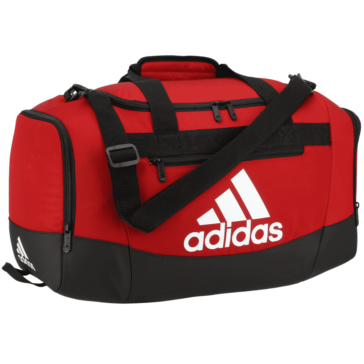 adidas Defender IV Small Duffel Red-White (Front)