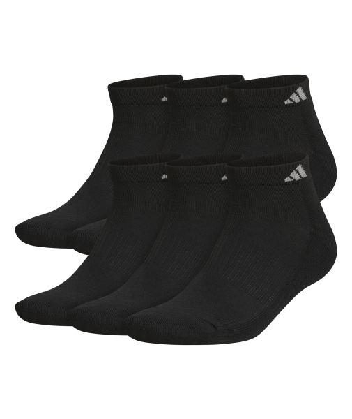 adidas Men's Athletic Cushioned 6 Pack Low Cut Socks