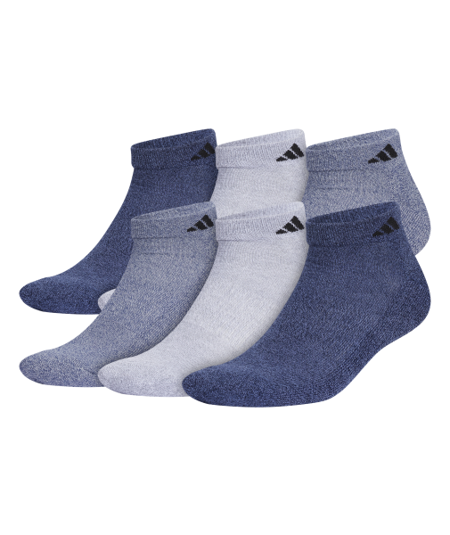 adidas Men's Athletic Cushioned 6 Pack Low Cut Socks