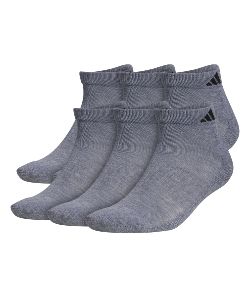 adidas Men's Athletic Cushioned 6 Pack Low Cut Socks
