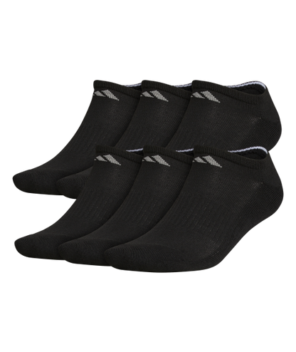 adidas Men's Athletic Cushioned 6-Pack No Show Socks
