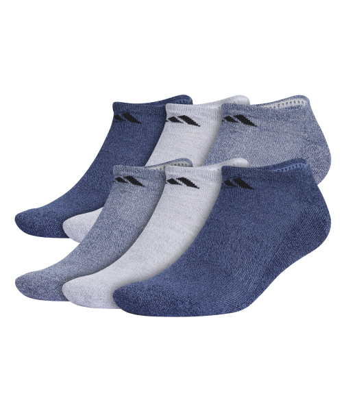 adidas Men's Athletic Cushioned 6-Pack No Show Socks