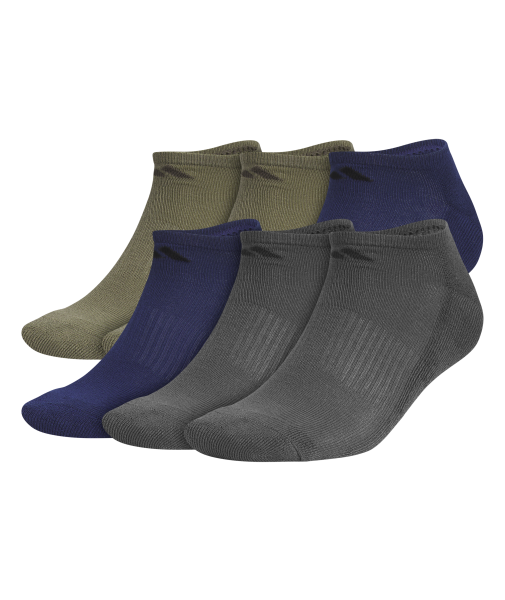 adidas Men's Athletic Cushioned 6-Pack No Show Socks