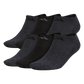 adidas Men's Athletic Cushioned 6-Pack No Show Socks