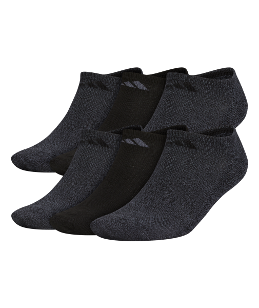 adidas Men's Athletic Cushioned 6-Pack No Show Socks