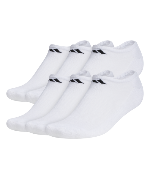 adidas Men's Athletic Cushioned 6-Pack No Show Socks