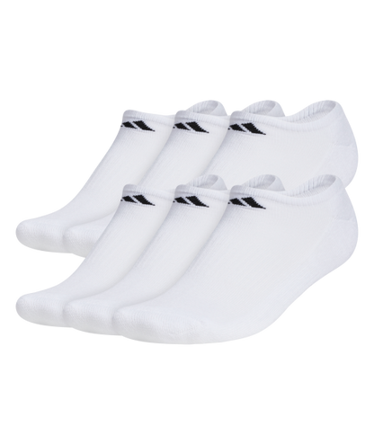 adidas Men's Athletic Cushioned 6-Pack No Show Socks