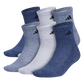 adidas Men's Athletic Cushioned 6-Pack Quarter Socks