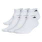 adidas Men's Athletic Cushioned 6 Pack Low Cut Socks