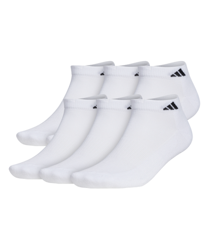 adidas Men's Athletic Cushioned 6 Pack Low Cut Socks
