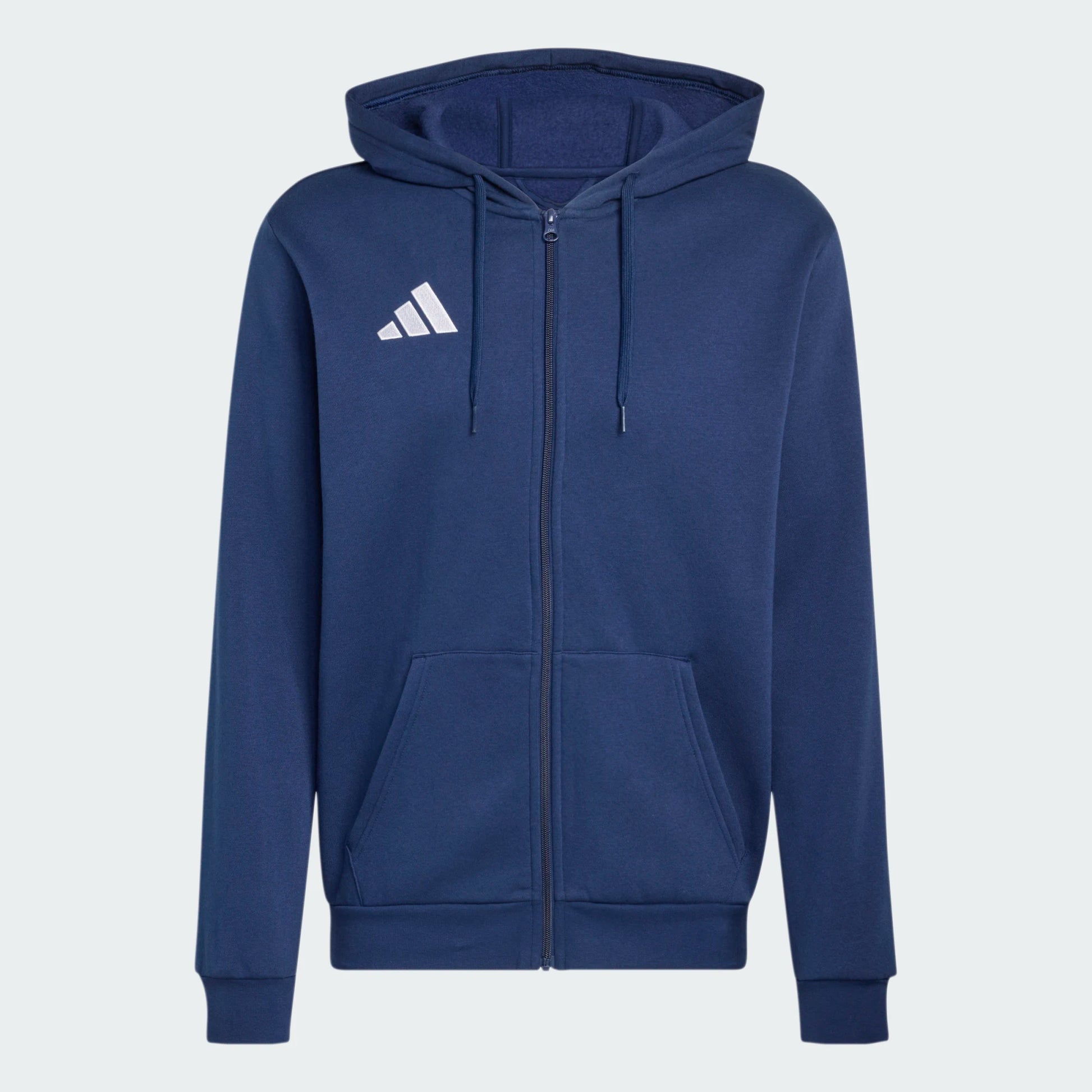 adidas Men's Entrada 26 Full Zip Hoodie Team Navy Blue