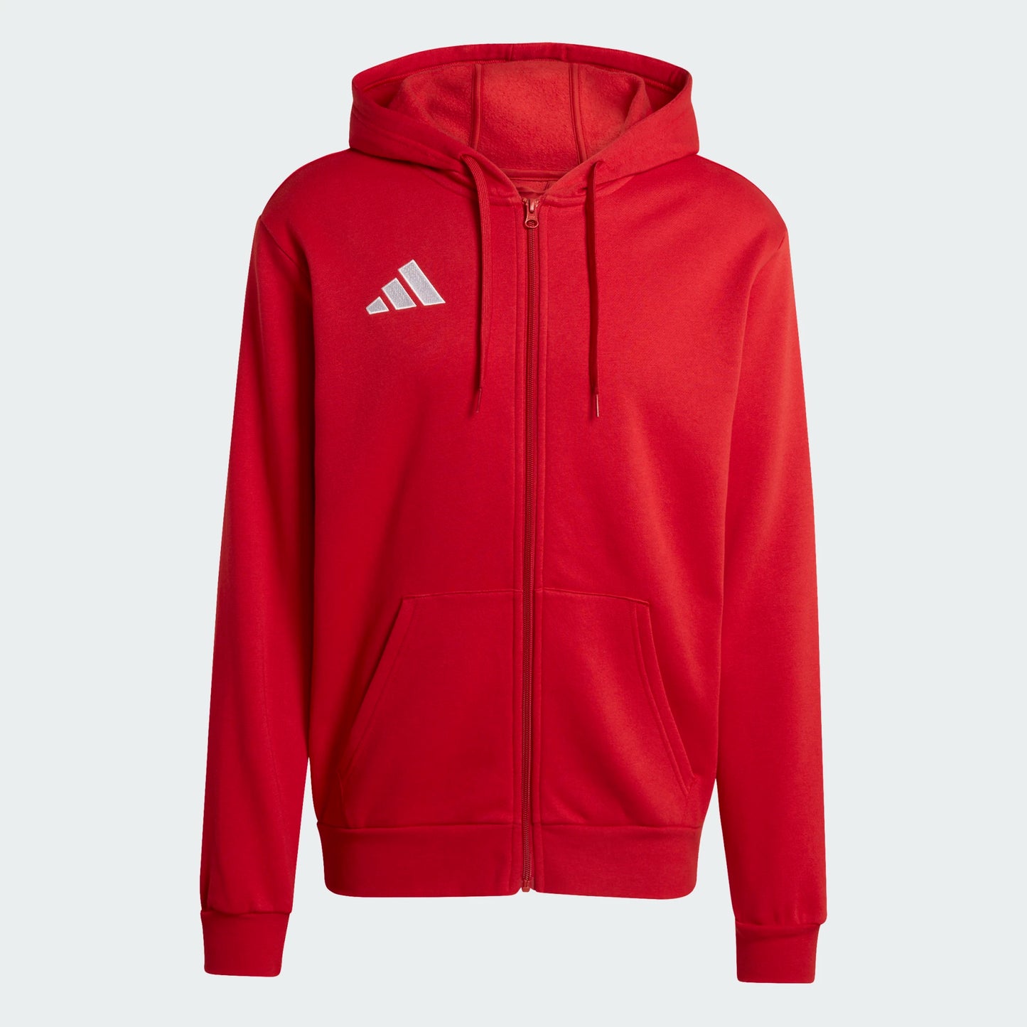 adidas Men's Entrada 26 Full Zip Hoodie Team Power Red